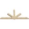 Ekena Millwork Kennewick Rough Sawn Timber Gable Bracket, Douglas Fir, 108"W x 49"H x 4"D x 6"F, 11/12 Pitch GBW108X49X0406KEN00RDF - alternate 4